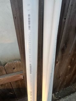 White PVC Pipes – Set of 2