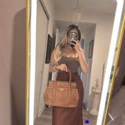COACH Tiffany Hamptons Leather Bag
