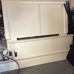 BED FRAME & NIGHT STAND 