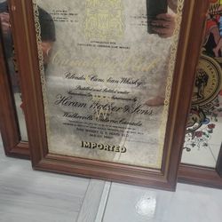 Canadian Whiskey Plaque 