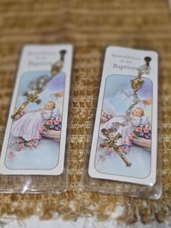 Two Small Baptism Rosaries