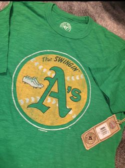 Oakland Athletics Baseball Kelly Green Vintage Logo Legacy T-Shirt