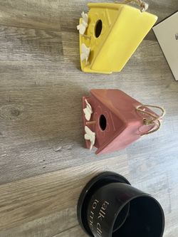 Bird Houses And Plant Pot