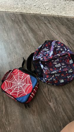 Spiderman backpack & lunch bag