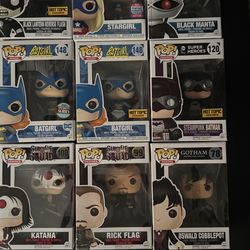 DC funko pops