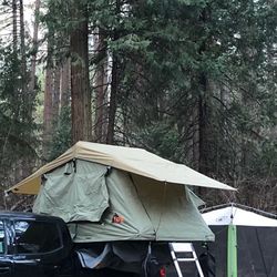 Camping Tent On Truck 