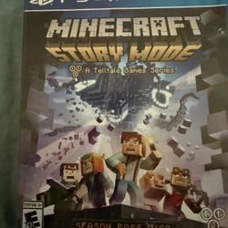 PS4 Game- Minecraft Story Mode