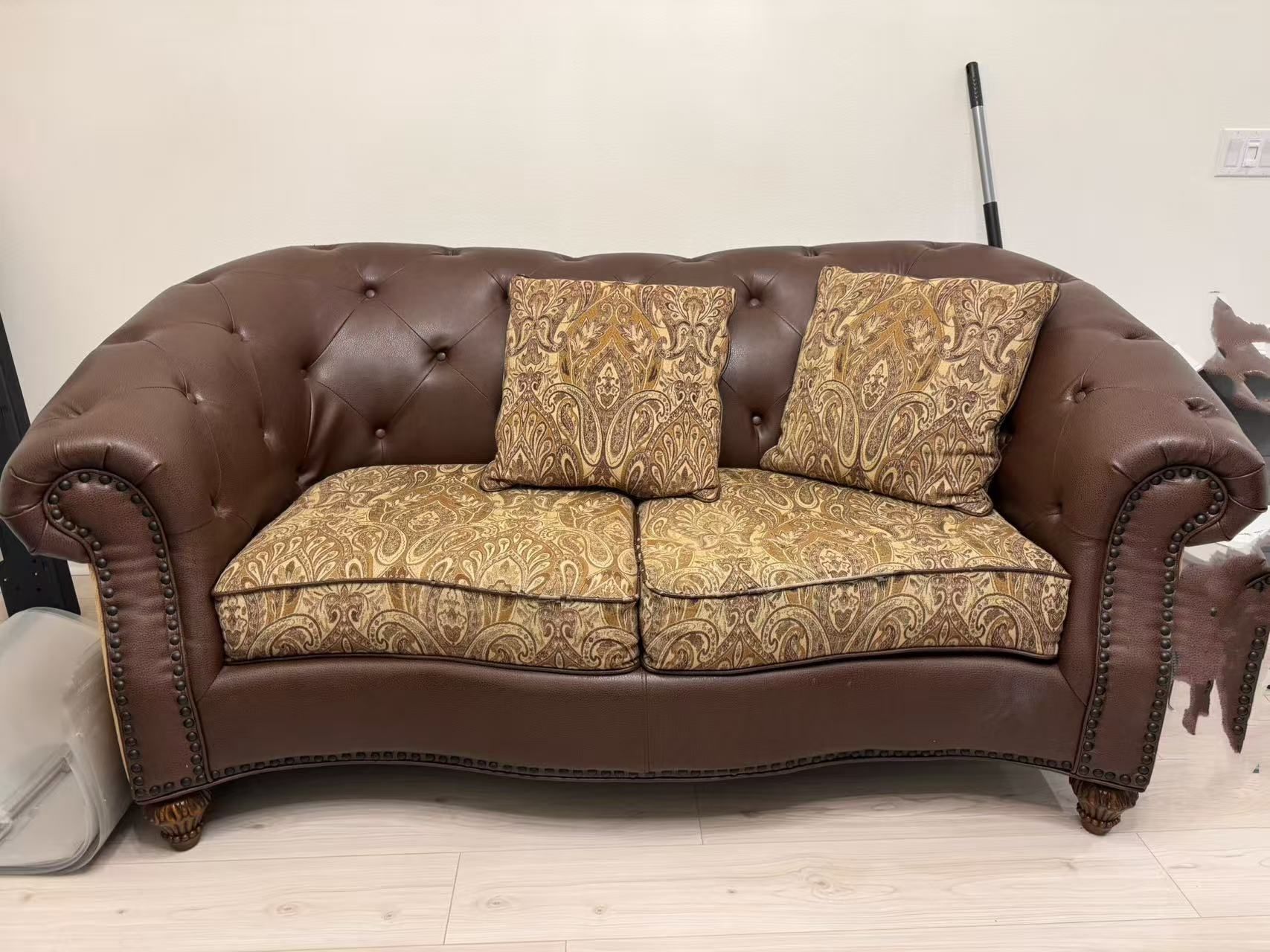 Two Seats Sofa Like New $100