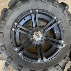 Four wheeler Rims And Tires 4x110