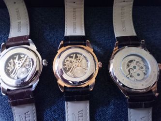 Invicta Authentic Automatic Leather Luxury Watches