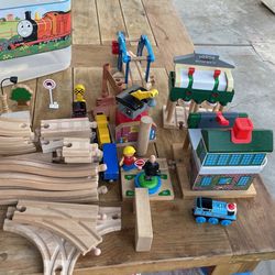 Thomas The Train Wood Set Used