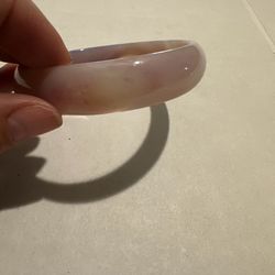 Stunning Natural Agate Bangle Bracelet