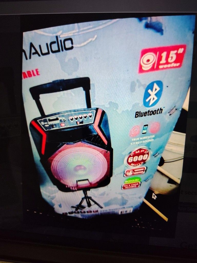 15 Inch Bluetooth Speaker New