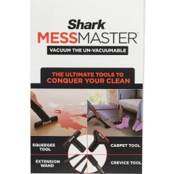Shark MessMaster Corded Wet and Dry Vacuum VS101: 6.5 Amps, Bagless, 20' Cord, Pet Hair, Multi-Surface, Foam Filter, 950W