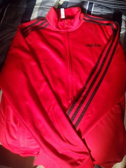 Brand New Mens Small Red Adidas Tiro Jacket 