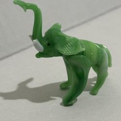 Beautiful Green Possible Jade Elephant