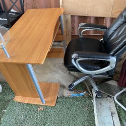 Computer Desk And Chair 