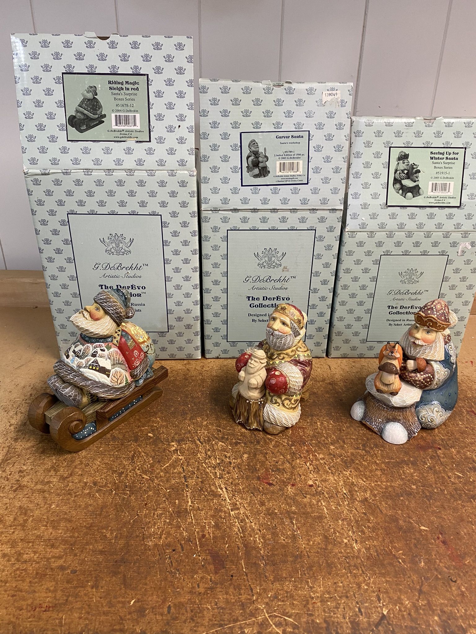 G. DeBrekht Artistic Studios Santa Collection The DerEvo Collection 