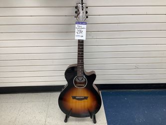 *FRONT DAMAGE* Dean Acoustic Electric Guitar W/Stand
