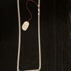 .925 Sterling Silver Necklace 22inch
