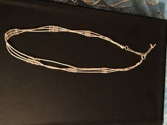 925 multi strand choker