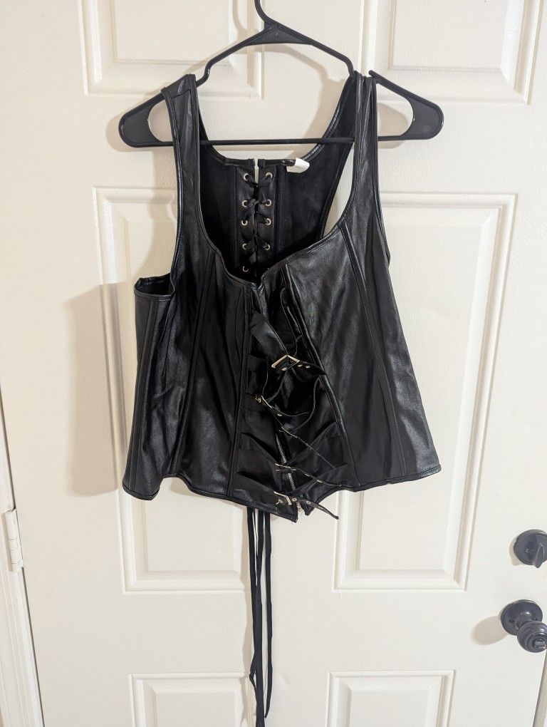 Black Buckle Corset