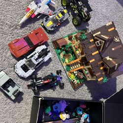 FunWhole Fun Whole Wood Cabin Retro House Building Bricks Set LEGO