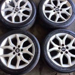 07-09 Rims And Tire Hyndayi Tiburon 17* (firm Price) 