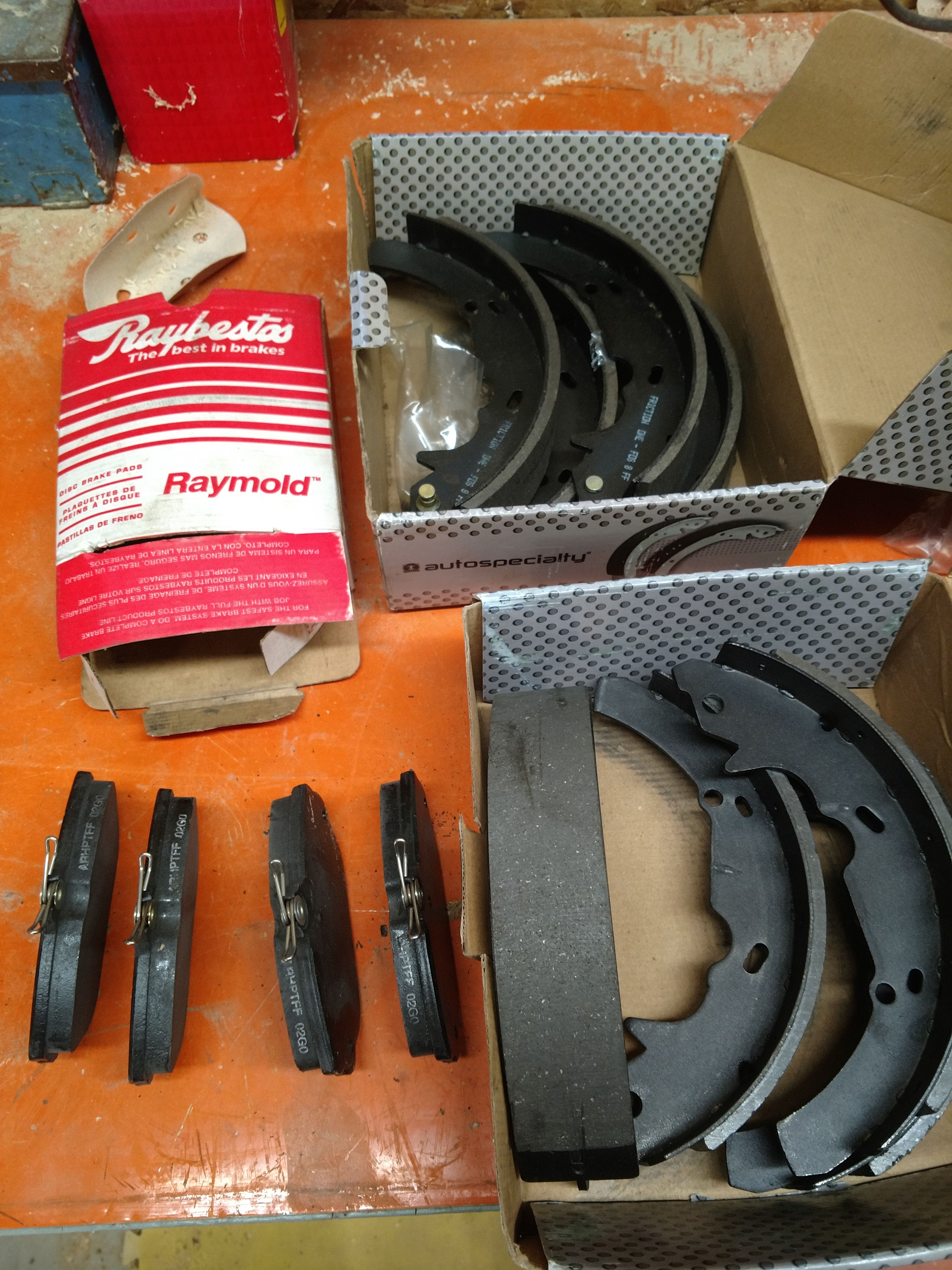 Brake pads and shoes