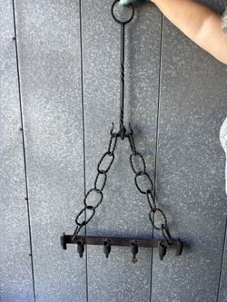 Spanish Iron Hanging Candle Holder