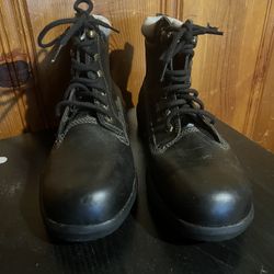 Dr. Comfort Men's Steel Toe Protective Boots size 11 1/2 W