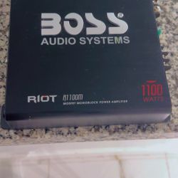 Boss Car Amplifier For Bass