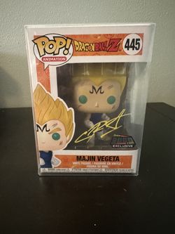 Majin Vegeta Signed Funko Pop