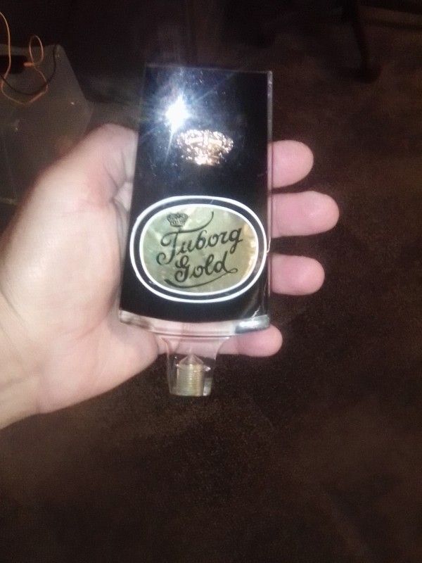 VINTAGE TUBORG GOLD BEER TAP