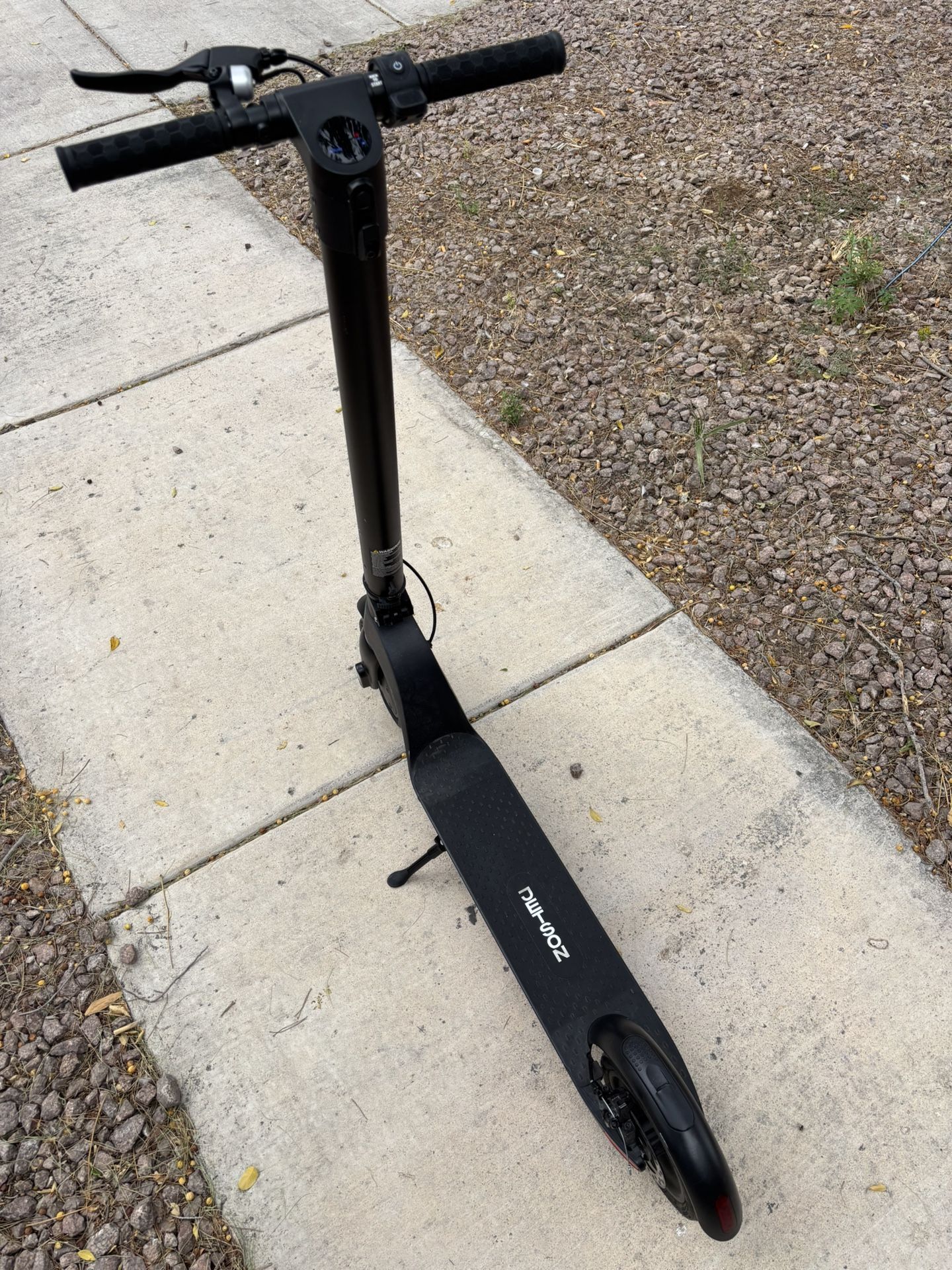 Electric Scooter ~ Black Folding Knight Model