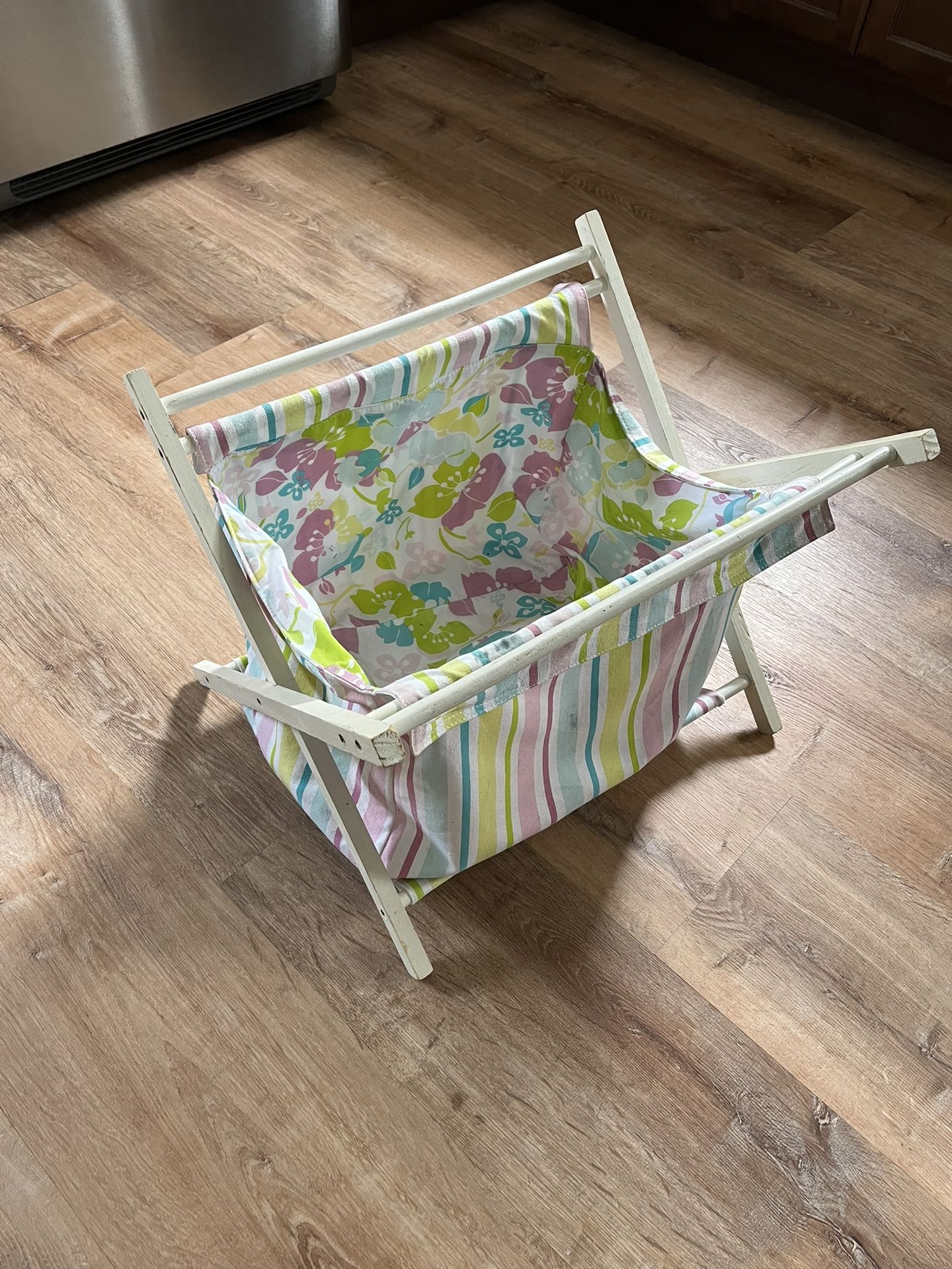 Wood Folding Storage Basket