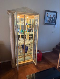 Marble China Cabinet