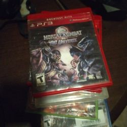2 PS3 Games And 1 Ps4 game