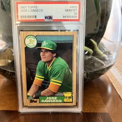 Jose  Canseco 1987 TOPPS # 620