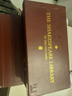Complete Shakespeare Works Small Leather Bound Books