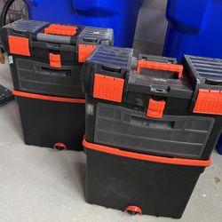 Black and Decker Stackable Rolling Tool Boxes