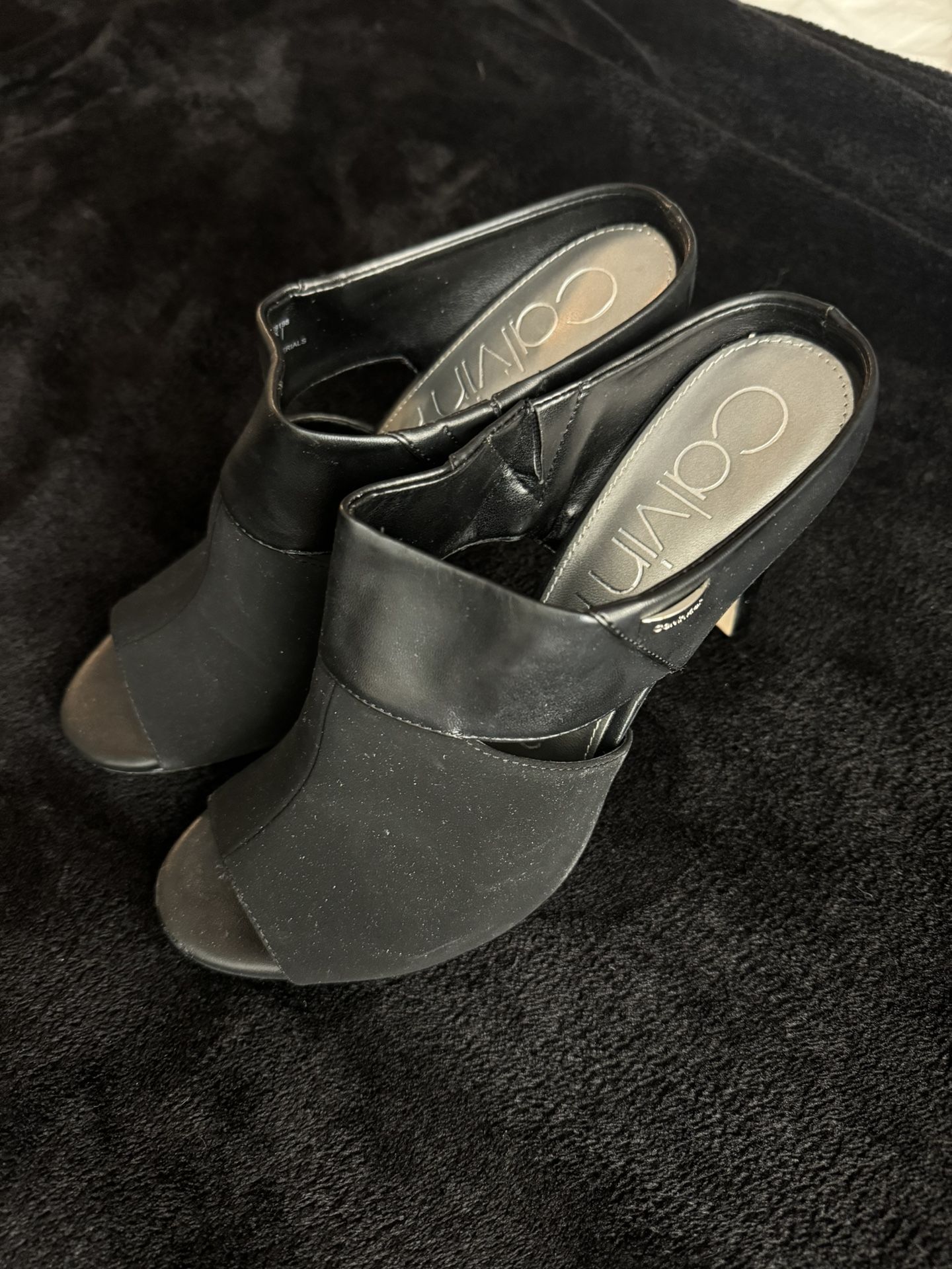 Calvin Klein Black Heels - Size 9
