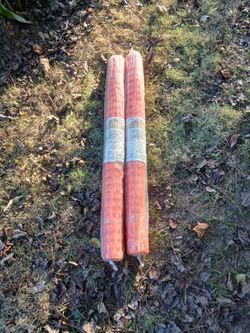 High Visibility Orange Barrier Fence 4x100 – 2 Rolls