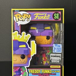 Freddy Funko as Voltron Black Light 