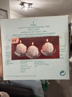 Tea light Mini Ball Trio