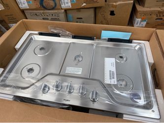 Whirlpool gas cooktop new