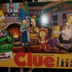 Simpsons Original Clue Board Game