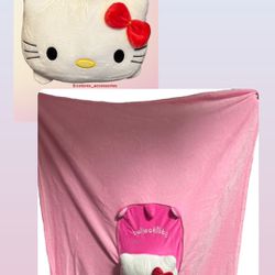 Hello Kitty Pillow Blanket 