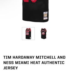 Tim Hardaway Mitchell And Ness Miami Heat Jersey