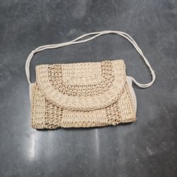 Straw Crossbody/clutch Bag